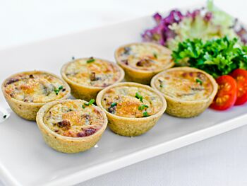 Mini Leek and Gruyere Tartlettes