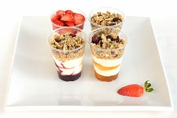 A selection of Healthier Granola Pots