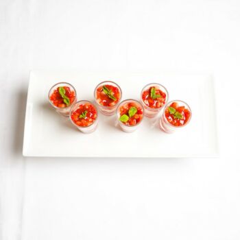 Luxury Canape Strawberries and Cream