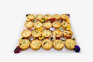 Goats Cheese and Caramelised Onion Quiche