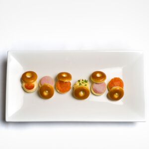 Luxury Canape Selection of Closed Breakfast Bagels