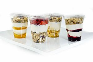 A selection of Gluten Free Granola Pots