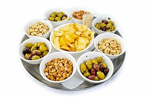 A selection of Nibbles and Olives