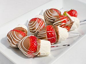 Strawberry and Marshmallow Skewers