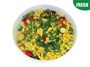 Platter of Sweetcorn and Pimento Salad