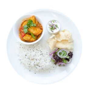 Chicken Curry with Rice Menu