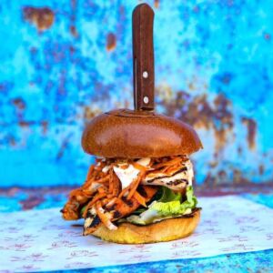 Grilled Buffalo Chicken Burger
