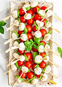 Skewer of Baby Mozzarella