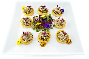 Individual Wild Mushroom Galette - Cold Fork Buffet